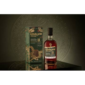GLENALLACHIE 11 YEARS PX,OLOROSO & VIRGIN OAK CASK FINISH (YEAR OF SNAKE) 48% 0.7L