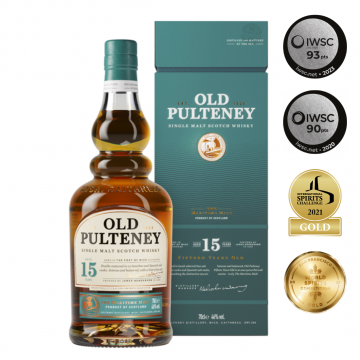 OLD PULTENEY 15 YEARS 46% 0.7L
